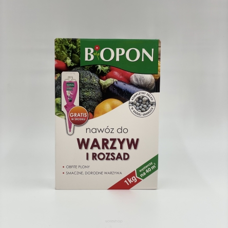 NAWÓZ DO WARZYW I ROZSAD 1KG BIOPON