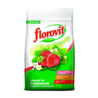 NAWÓZ DO TRUSKAWEK I KRZEWÓW OWOCOWYCH 3KG FLOROVIT 