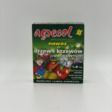 NAWÓZ DO DRZEW I KRZEWÓW OWOCOWYCH 1,2KG AGRECOL 