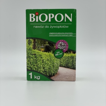 NAWÓZ DO ŻYWOPŁOTÓW 1 KG BIOPON 