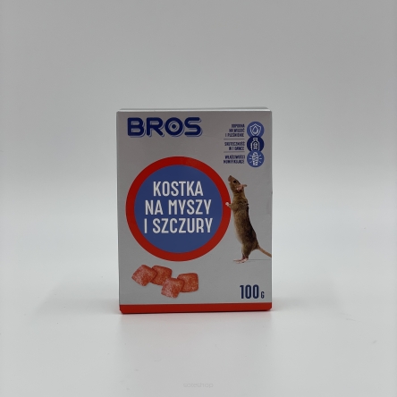 KOSTKA NA MYSZY I SZCZURY BROS 100G