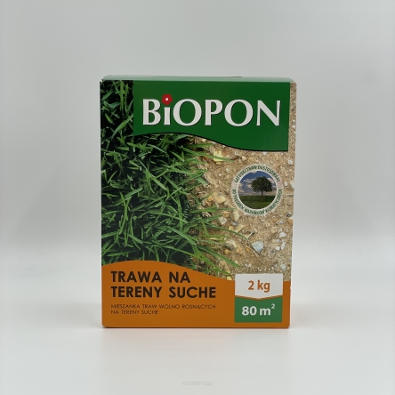 TRAWA NA TERENY SUCHE 2 KG BIOPON 