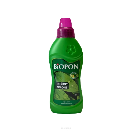 NAWÓZ DO ROŚLIN ZIELONYCH 0.5L  BIOPON 