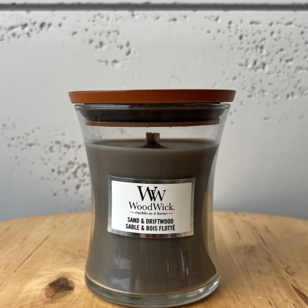 ŚWIECA ZAPACHOWA WOODWICK  Sand & Driftwood  275g