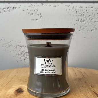 ŚWIECA ZAPACHOWA WOODWICK  Sand & Driftwood  275g