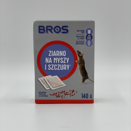 ZIARNO NA MYSZY I SZCZURY BROS 140 G