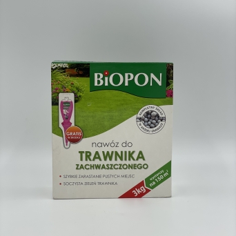 NAWÓZ DO TRAWNIKA ZACHWASZCZONEGO 3 KG BIOPON 