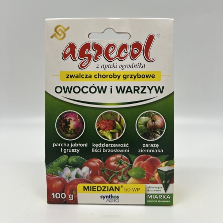 MIEDZIAN 50WP 100G AGRECOL