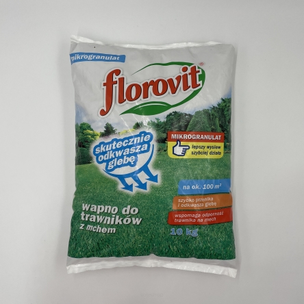 WAPNO DO TRAWNIKÓW Z MCHEM 10 KG FLOROVIT