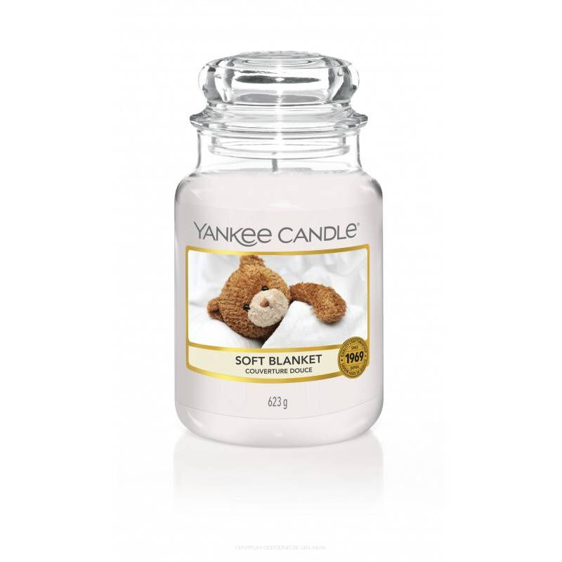 YANKEE CANDLE ŚWIECA SOFT BLANCET 623G