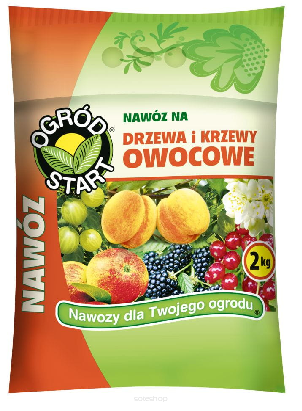 NAWÓZ DO DRZEW I KRZEWÓW OWOCOWYCH 2KG OGRÓD START