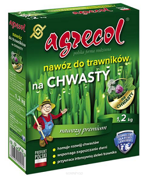 NAWÓZ DO TRAWNIKÓW NA CHWASTY 1,2KG  AGRECOL