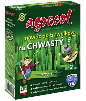 NAWÓZ DO TRAWNIKÓW NA CHWASTY 1,2KG  AGRECOL