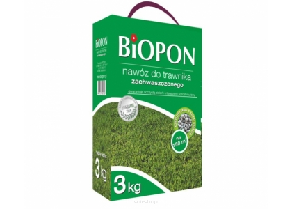 NAWÓZ DO TRAWNIKA ZACHWASZCZONEGO 3KG  BIOPON