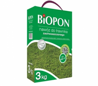 NAWÓZ DO TRAWNIKA ZACHWASZCZONEGO 3KG  BIOPON