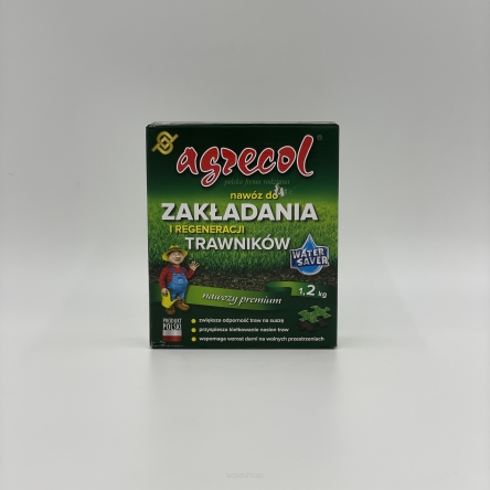 NAWÓZ DO ZAKŁADANIA TRAWNIKÓW 1,2 KG AGRECOL