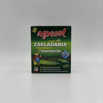 NAWÓZ DO ZAKŁADANIA TRAWNIKÓW 1,2 KG AGRECOL