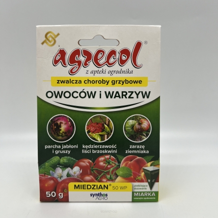 MIEDZIAN 50WP 50G AGRECOL