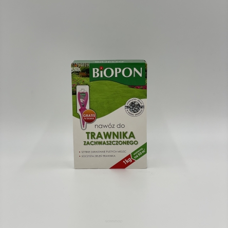 NAWÓZ DO TRAWNIKA ZACHWASZCZONEGO 1KG BIOPON