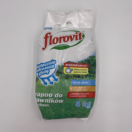 WAPNO DO TRAWNIKÓW Z MECHEM 5KG FLOROVIT